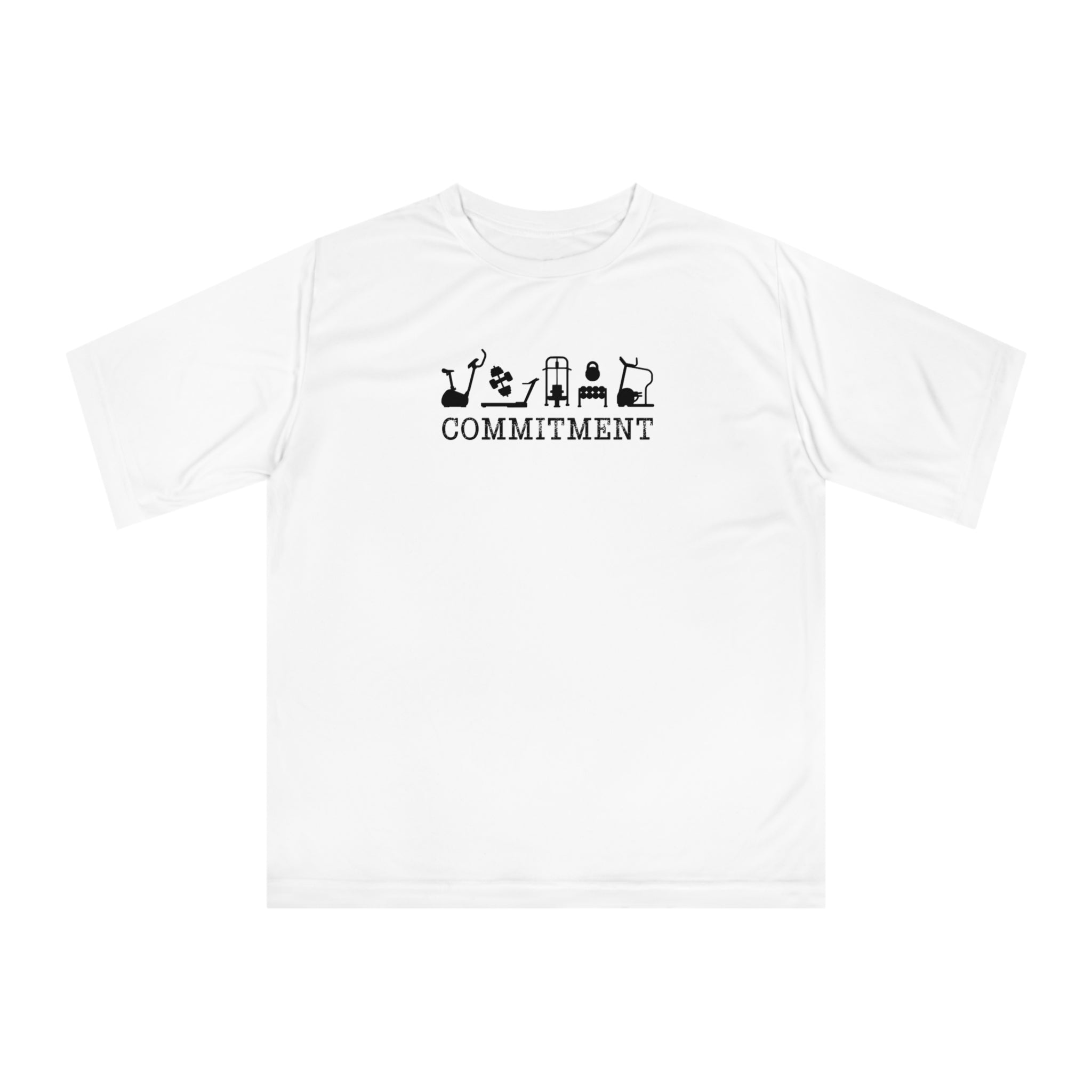 New You! Healthy you! Fit you! Commitment to Exercise Unisex Performance T-shirt, Fitness Tee, Workout Shirt, Gym Top, Healthy Lifestyle Apparel