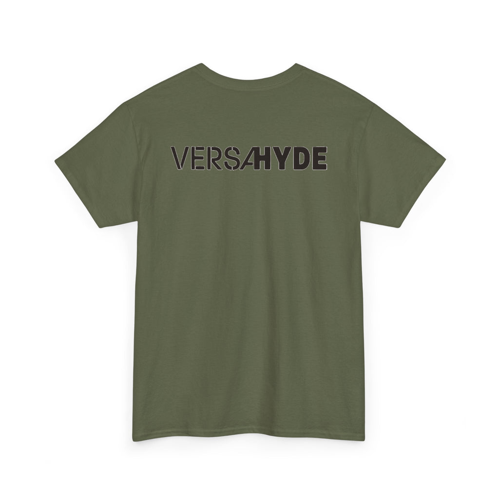 SW_VersaHyde Logo Tee - Front and Back Print Black Font - 100% Cotton