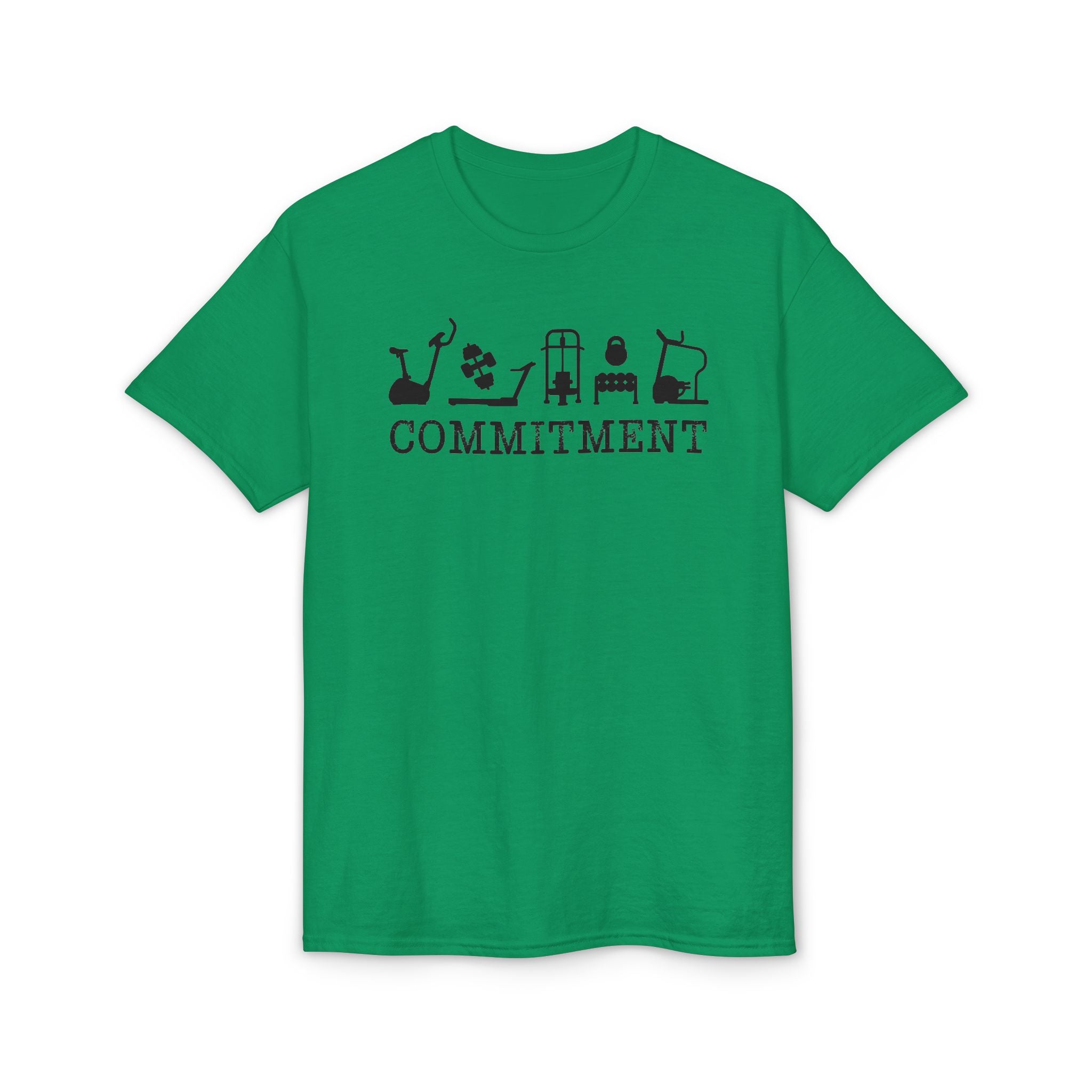 New You! Healthy you! Fit you! Commitment to Exercise Unisex Cotton T-shirt, Fitness Tee, Workout Shirt, Gym Top, Healthy Lifestyle Apparel