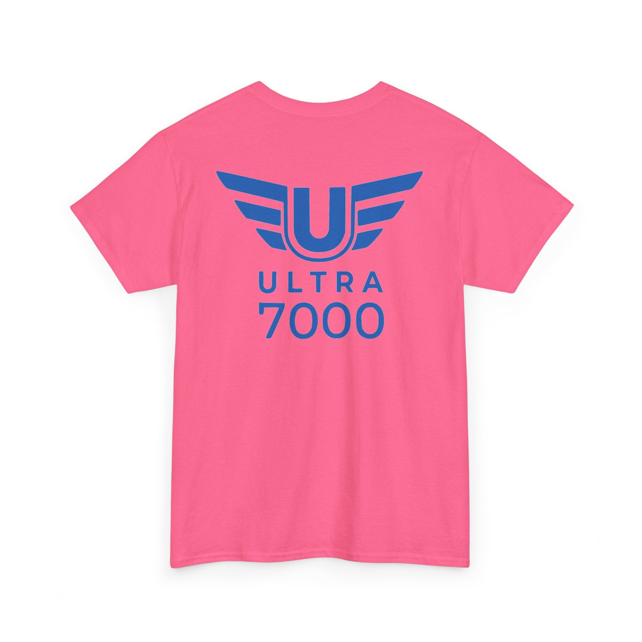 SW_Ultra 7000 Logo Tee - Front and Back Print Blue Font - 100% Cotton